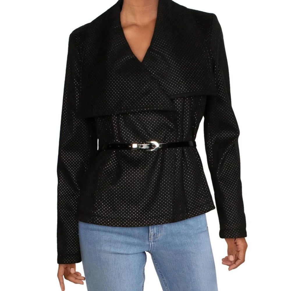 KENNETH COLE BELTED JACKET